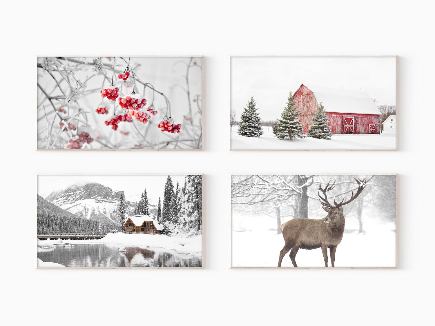 Frame TV Winter