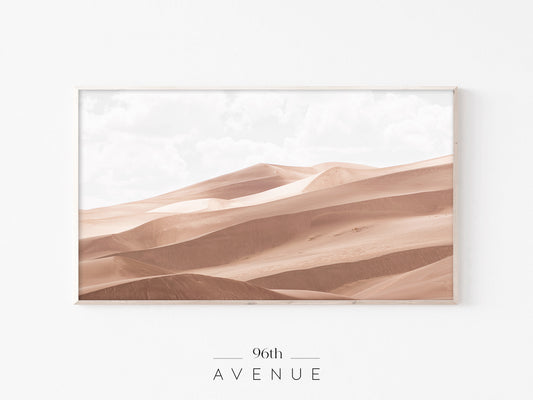 Desert Sand Dunes Frame TV Art | Minimal Landscape | Instant Download