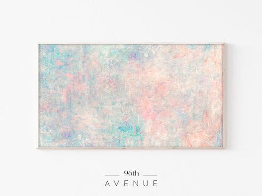 Abstract Pastel Texture Frame TV Art | Soft Modern Decor | Instant Download