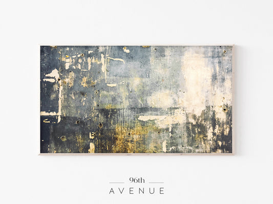 Abstract Organic Painting Frame TV Art | Grunge Style Screensaver | Instant Download
