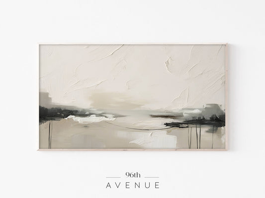 Abstract Grunge Painting For Frame TV | Moody Landscape Art - Instant Download