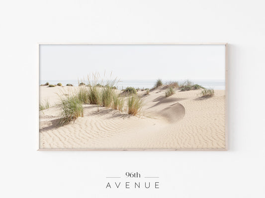Sand Dunes Frame TV Art | Coastal Neutral Minimal Instant Download