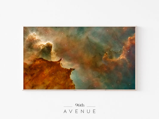 Cosmic Nebula Clouds | Space Abstract Frame TV Art | Instant Download